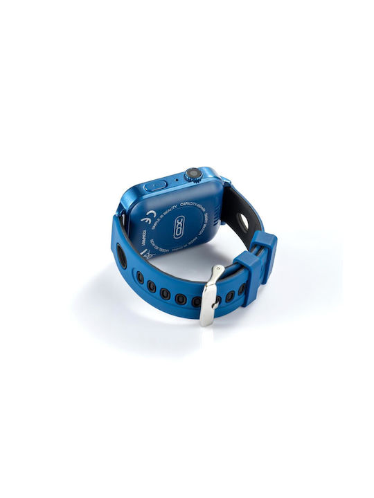 XO Kinder Smartwatch mit Kautschuk/Plastik Armband Blau