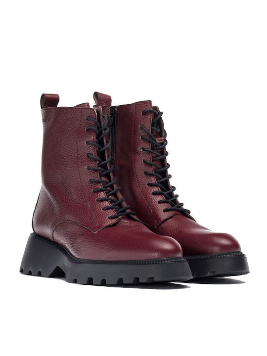 Wonders Wild Women's Ankle Boots Platform Burgundy