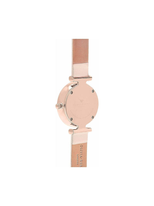 Olivia Burton Watch with Pink Leather Strap