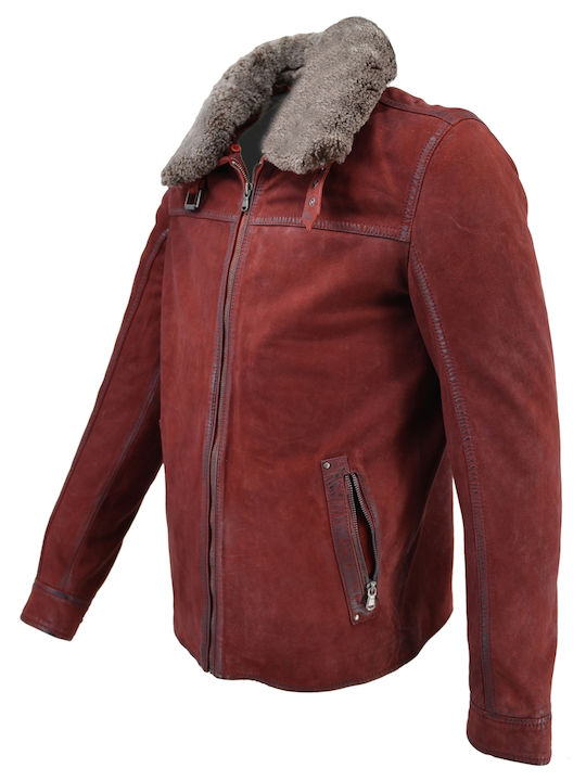 Lederjacke Jacke Red