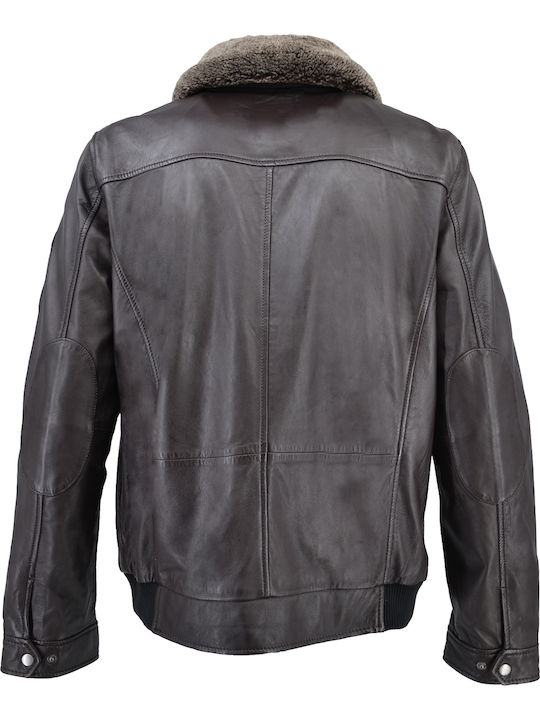 Leather Jacket Brown