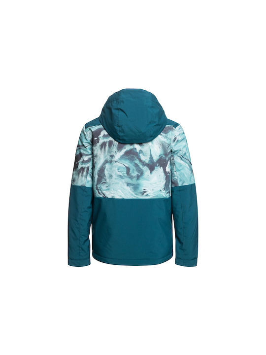 Quiksilver Kinderjacke mit Futter & Kapuze Blau Mission