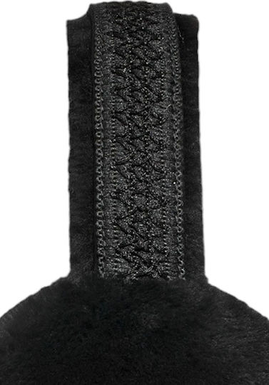 Γυναικείο Earmuff Πλεκτό σε Μαύρο χρώμα