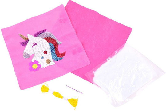 Jokomisiada Κεντήματα Sequined Unicorn Cushion Kit για Παιδιά 5+ Ετών