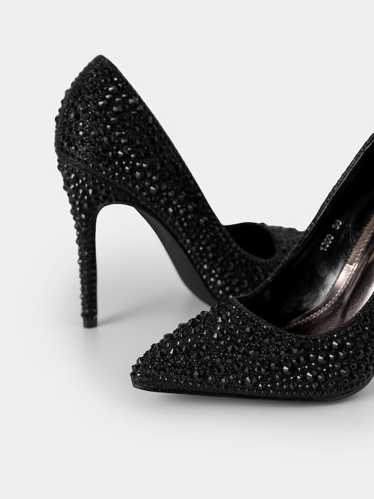 Louizidis Pumps mit Stiletto-Absatz Schwarz