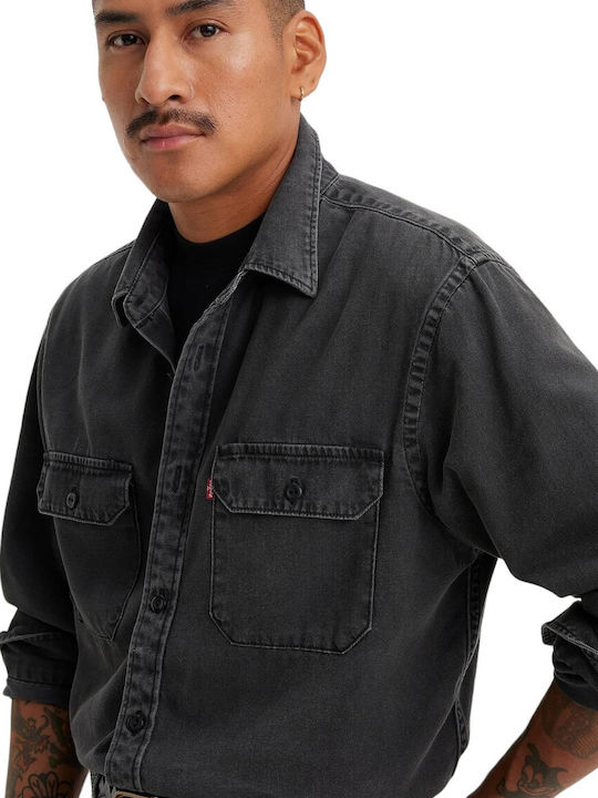 Jackson Worker Men's Shirt Long Sleeve Black