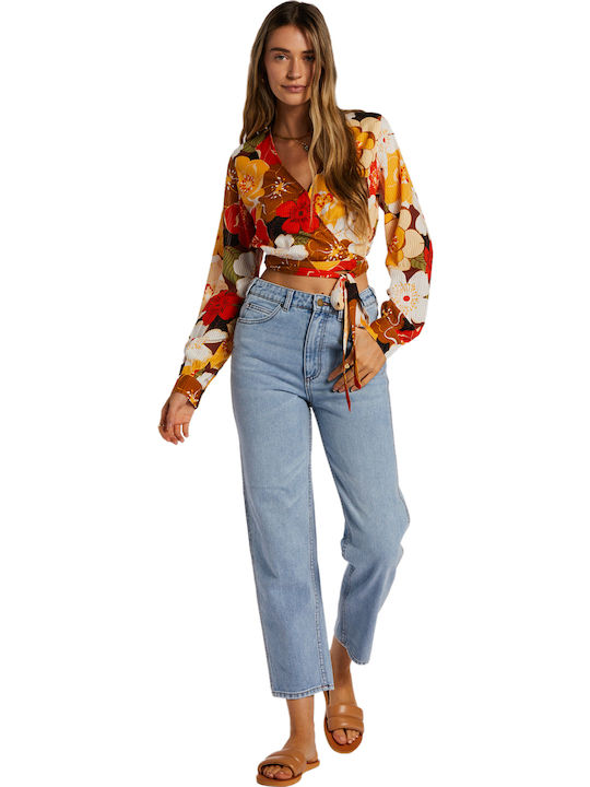 That's A Wrap Women's Blouse Long Sleeve Multicolour