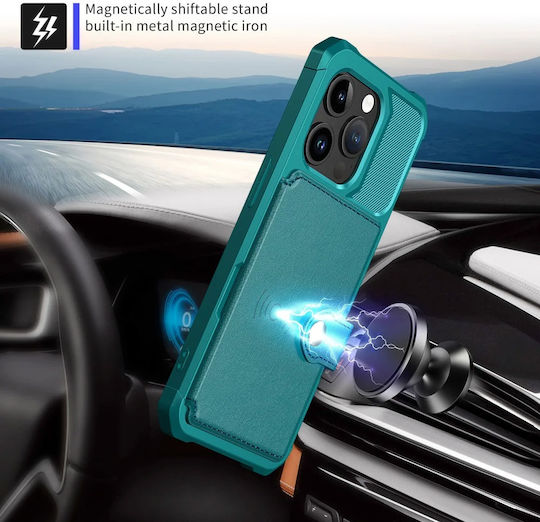 HappyCase Wallet Silicone 0.5mm Turquoise (iPhone 15 Pro Max)