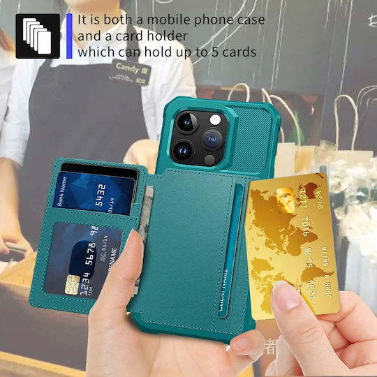 HappyCase Wallet Silicone 0.5mm Turquoise (iPhone 15 Pro Max)