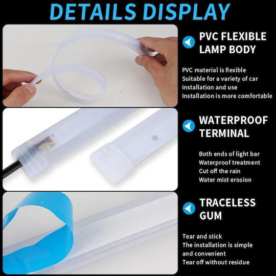 LED Ταινία Αυτοκινήτου 60cm TC29