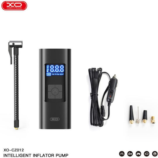 XO Car Tire Pump CZ012 Rechargeable with Battery 12V