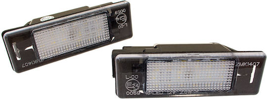 AutoTune License Plate Lights Led for Peugeot 1007