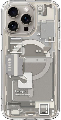 Spigen Ultra Hybrid Mag Umschlag Rückseite Kunststoff 2mm Beige (iPhone 15 Pro)