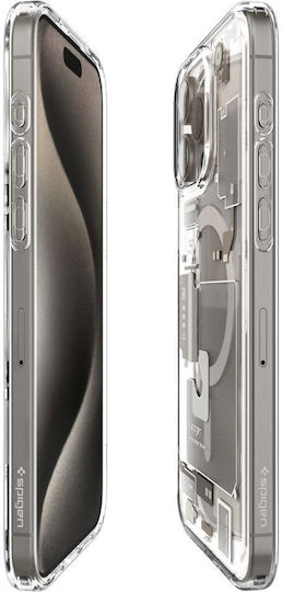 Spigen Ultra Hybrid Mag Back Cover Πλαστικό 2mm Μπεζ (iPhone 15 Pro)