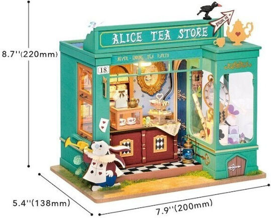 Rolife Παιχνίδι Κατασκευών Ξύλινo Alice's Tea Store για Παιδιά 14+ Ετών