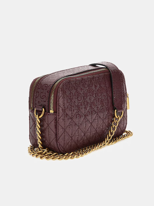 Guess Camera Women's Bag Crossbody Burgundy