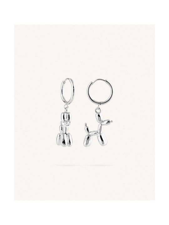 StanStefan Earrings Hoops made of Platinum