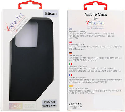 Volte-Tel Back Cover Silicone Black (VIVO Y36 (VOLTE-TEL))