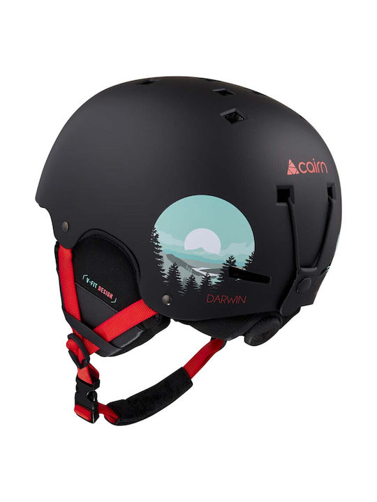Cairn Darwin Kinder Ski & Snowboard Helm in Schwarz Farbe