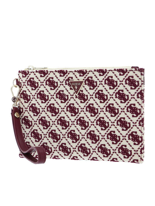 Guess Toiletry Bag in Burgundy color
