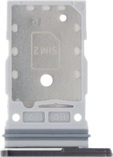 Sim-Kartenhalterung Schwarz für S918B Galaxy S23 Ultra
