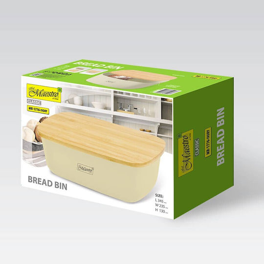 Maestro Lunchbox Kunststoff Beige 34.5x13cm 1Stück