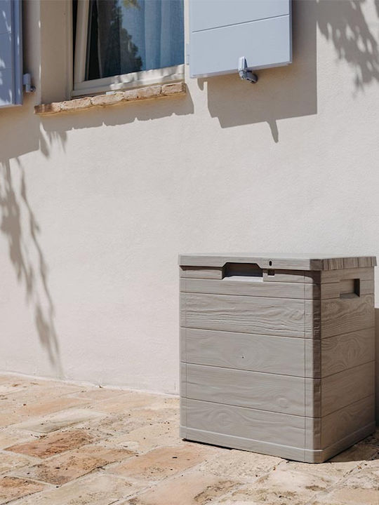 Toomax Outdoor Storage Box Italy 90lt Gray L42.5xW45xH50cm