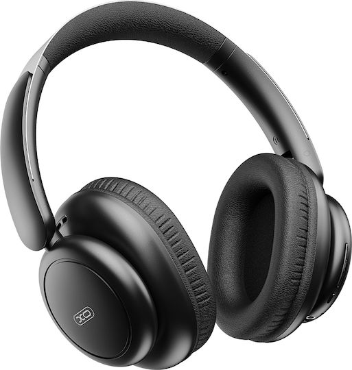 XO BE40 Bluetooth Wireless Over Ear Headphones with 40 hours of Operation Metal Black