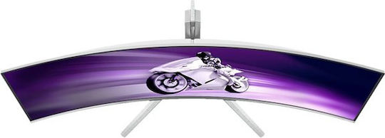 Evnia 49M2C8900 Ултраширок QD-OLED HDR Curved Gaming Монитор 48.9" 5120x1440 240Hz с Време на реакция 0.03ms GTG Бял