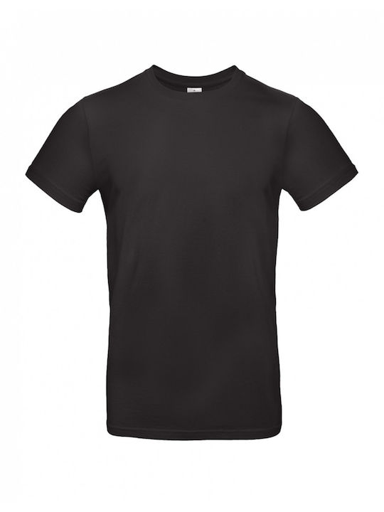B&C Men's Short Sleeve Promotional T-Shirt Black