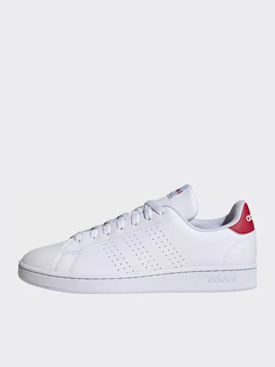 Advantage Adidași Pentru Bărbați Albi / Roșii