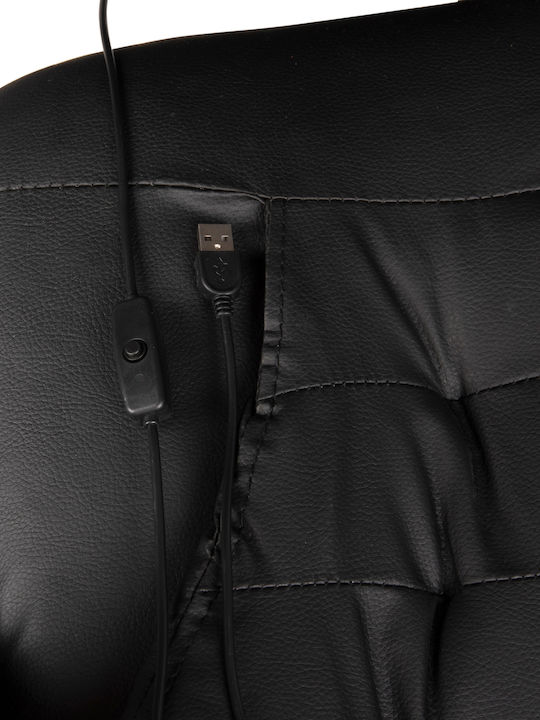 HomeMarkt Stuhl Büro Friseurwaschbecken mit Neigung Seema HM1191.01 Black