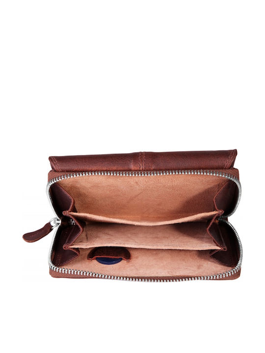 Small Women's Wallet Classic with RFID Brown