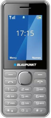 Blaupunkt V24 Dual SIM (30MB/30MB) Κινητό (Αγγλικό) Γκρι