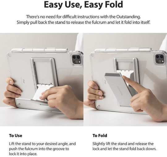 Ringke Fusion Combo Klappdeckel Gray (Samsung Galaxy Tab S7) FC475R40
