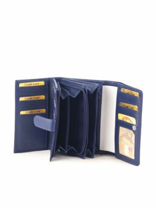 Large Leather Women's Wallet Classic Purple