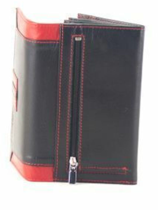 Large Leather Women's Wallet Classic Black