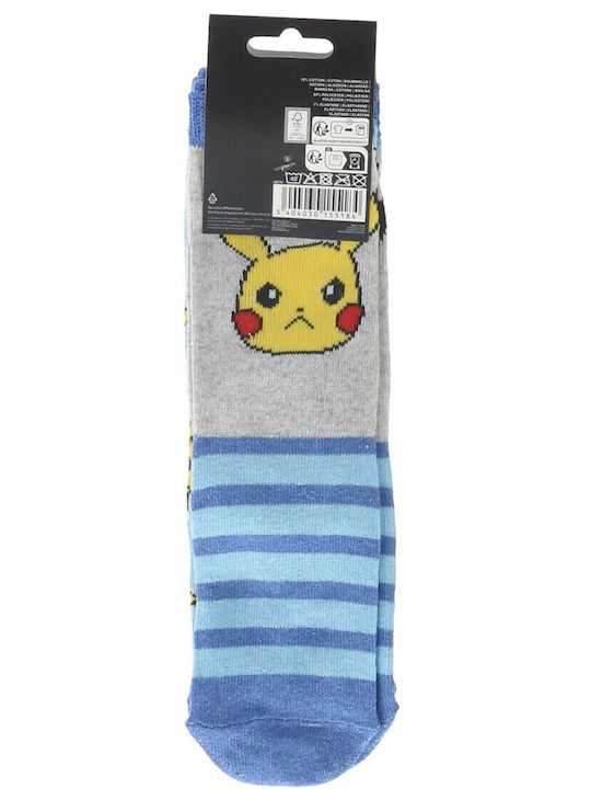 Παιδικές Κάλτσες Pokémon Γκρί 3 Ζευγάρια