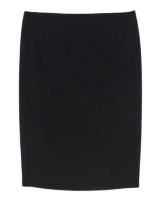 Pencil High-waisted Skirt Black