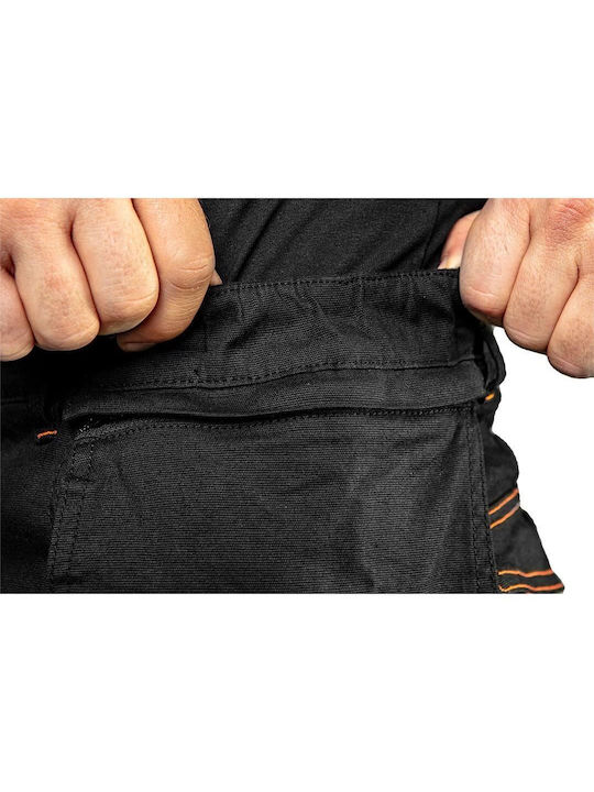Neo Tools Slim Reflective Work Trousers Black