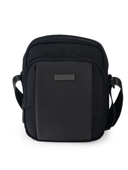 Herrentasche Schulter / Crossbody Schwarz