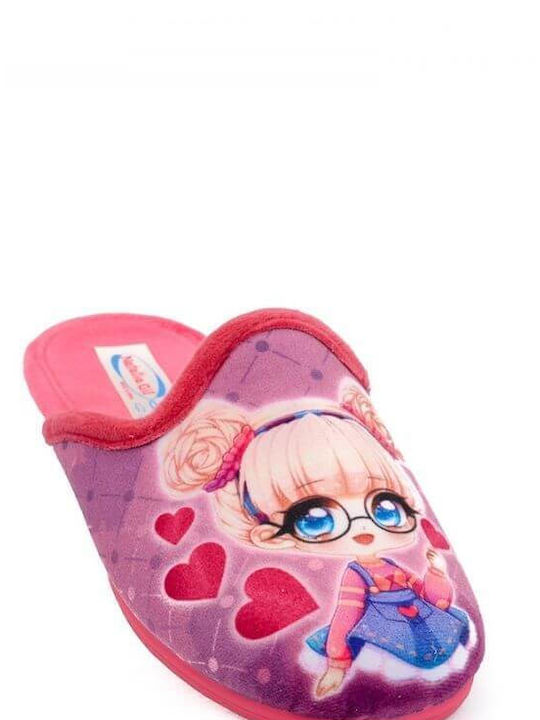 IQ Shoes Anatomisch Kinderhausschuhe Fuchsie