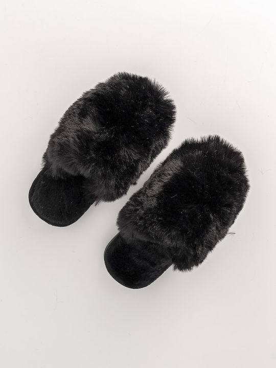 Louizidis Kids Slippers Black