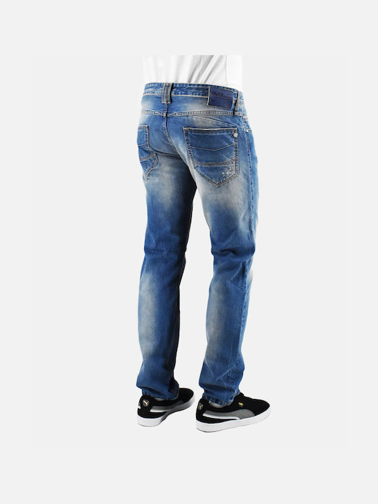 Men's Jeans Pants with Slim Fit Blue