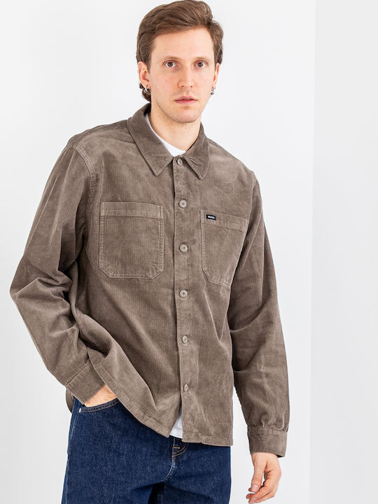 Μακρυμάνικo Κοτλέ Overshirt Mushroom