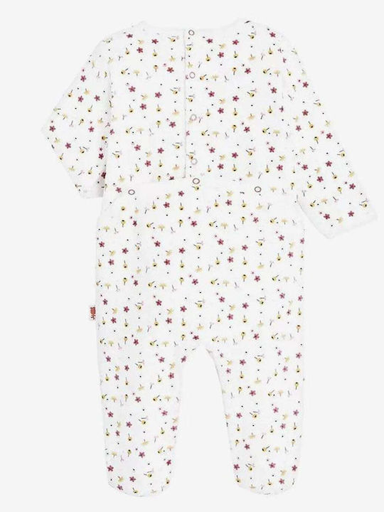 Petit Beguin Ecru Baby-Strampler Petit Beguin Ecru Baby-Strampler