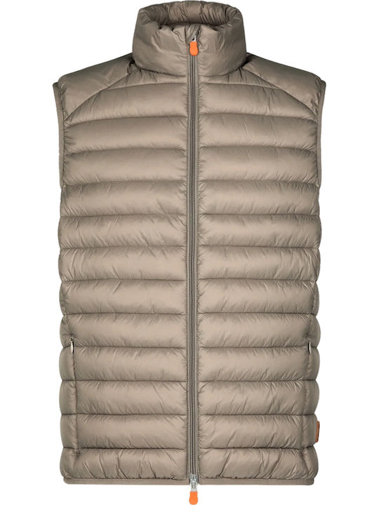 Sleeveless Winter Jacket Gray