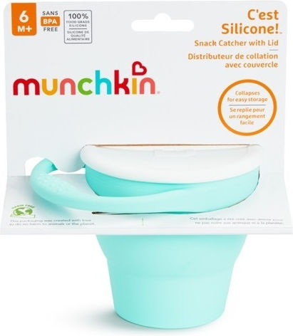 Munchkin Silicone Baby Container Snack Turquoise