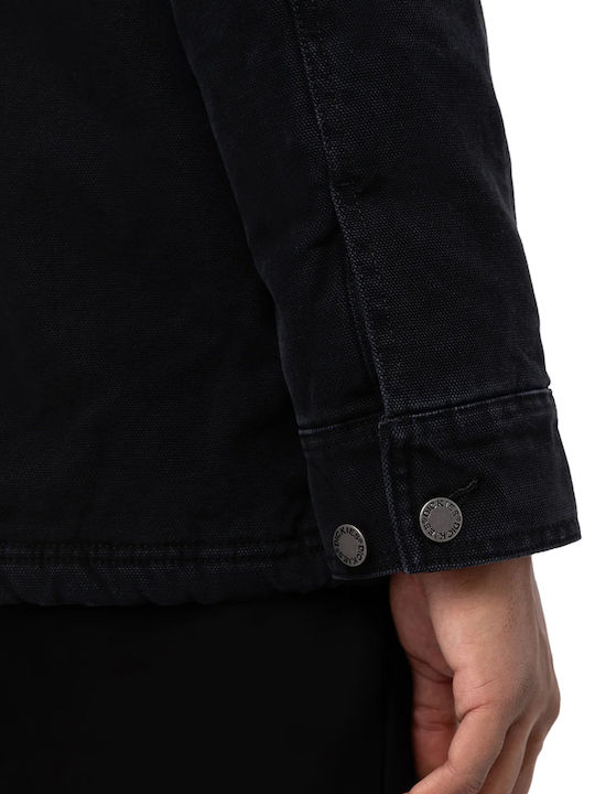 Canvas Chore Winter Jacke Schwarz
