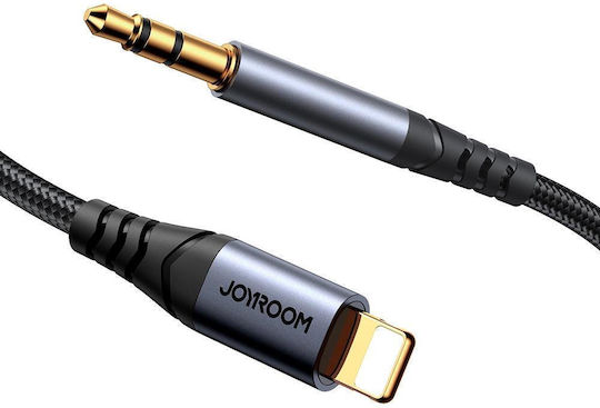 Joyroom SY-A06 3.5mm to Lightning Cable Μαύρο 1.2m